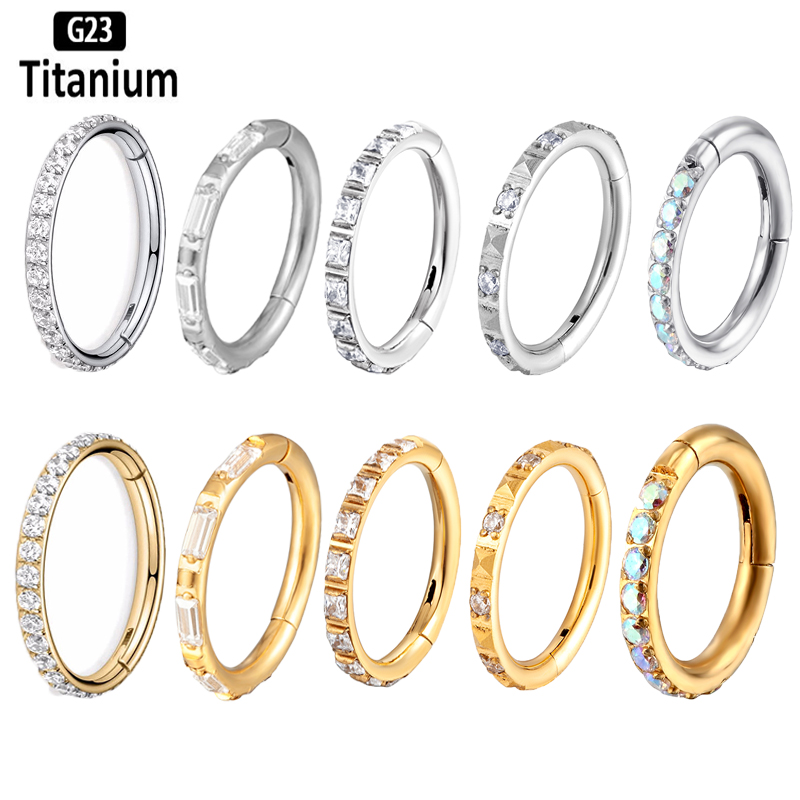Body Jewelry Quality - ASTM F136 Tytanowe kolczyki Wysokiej jakości