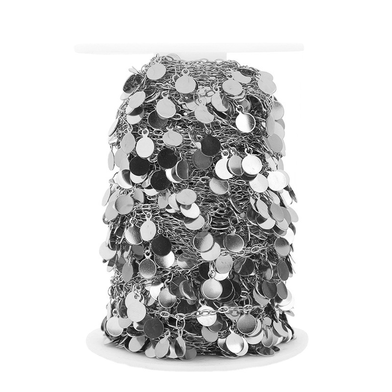Body Jewelry - 1 Metr Łańcuszka ze Stali Nierdzewnej