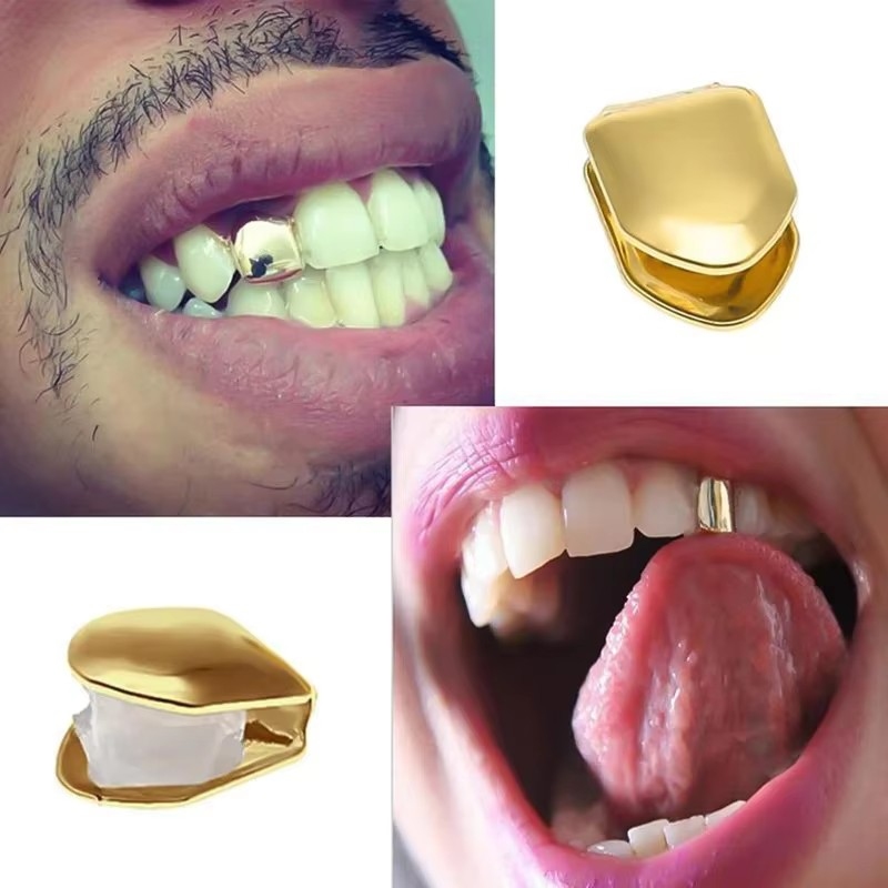 Body Jewelry Tool - 1/2/3/4 szt. Modne złote małe nakładki