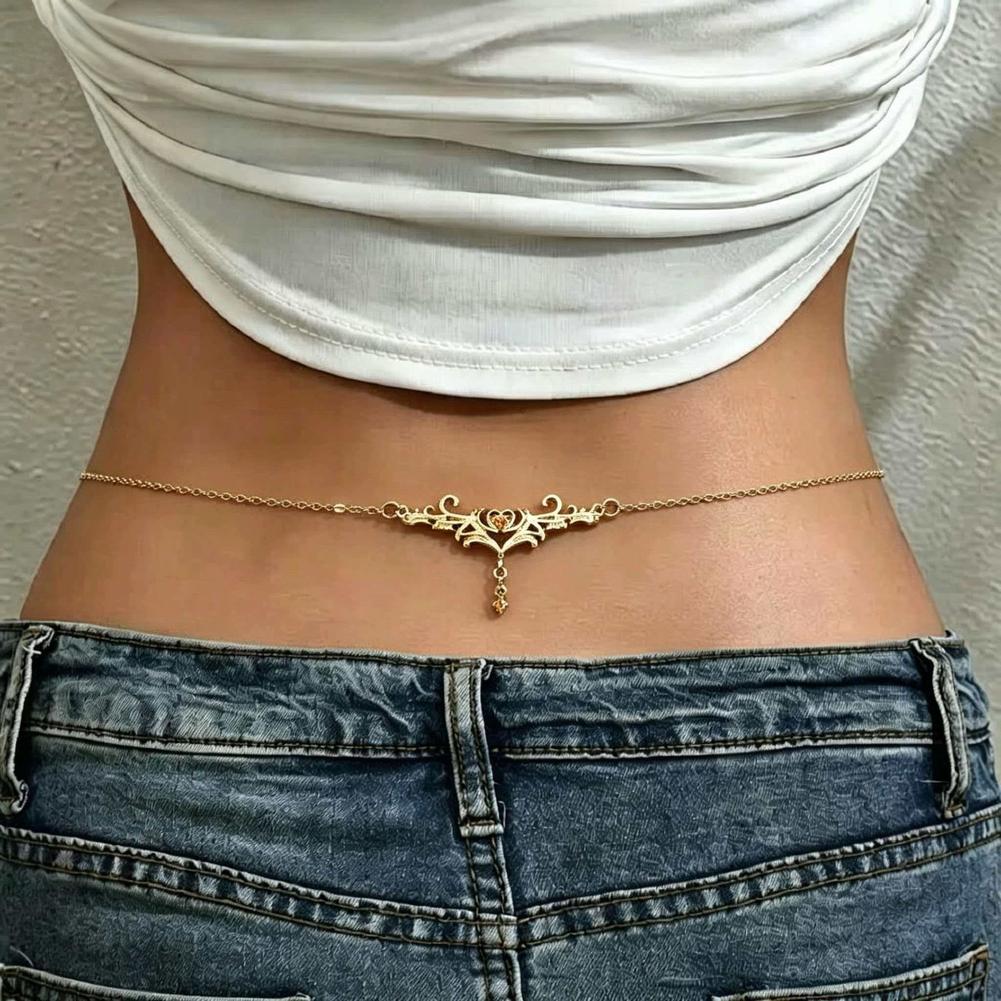 Body Jewelry - Damski łańcuszek na talię, elegancki i