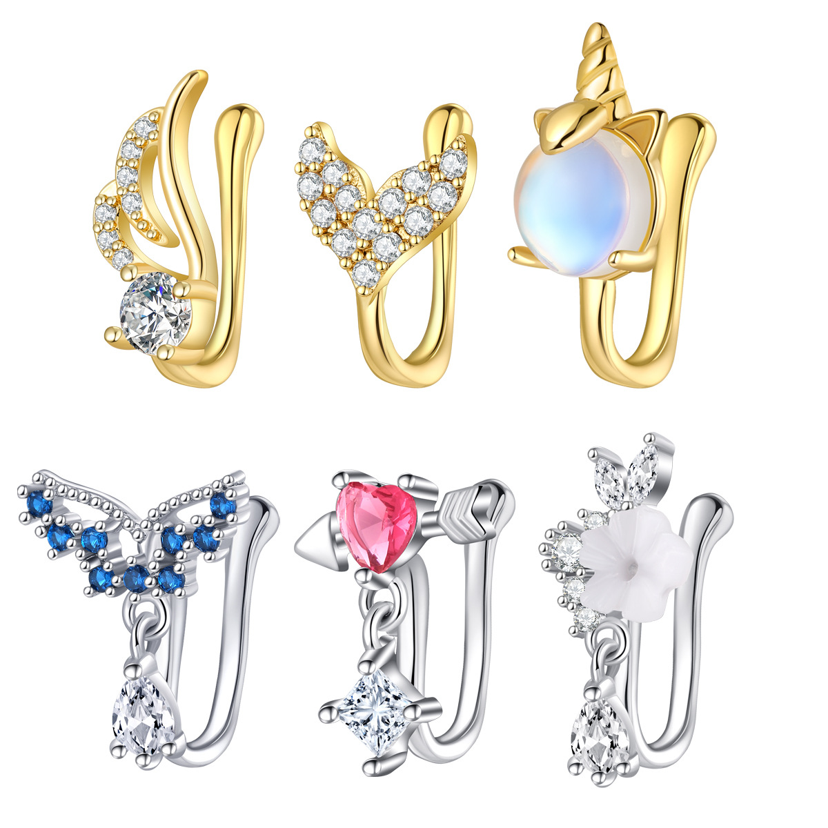 Body Jewelry Quality - Biżuteria do sztucznego przekłuwania nosa, wysokiej