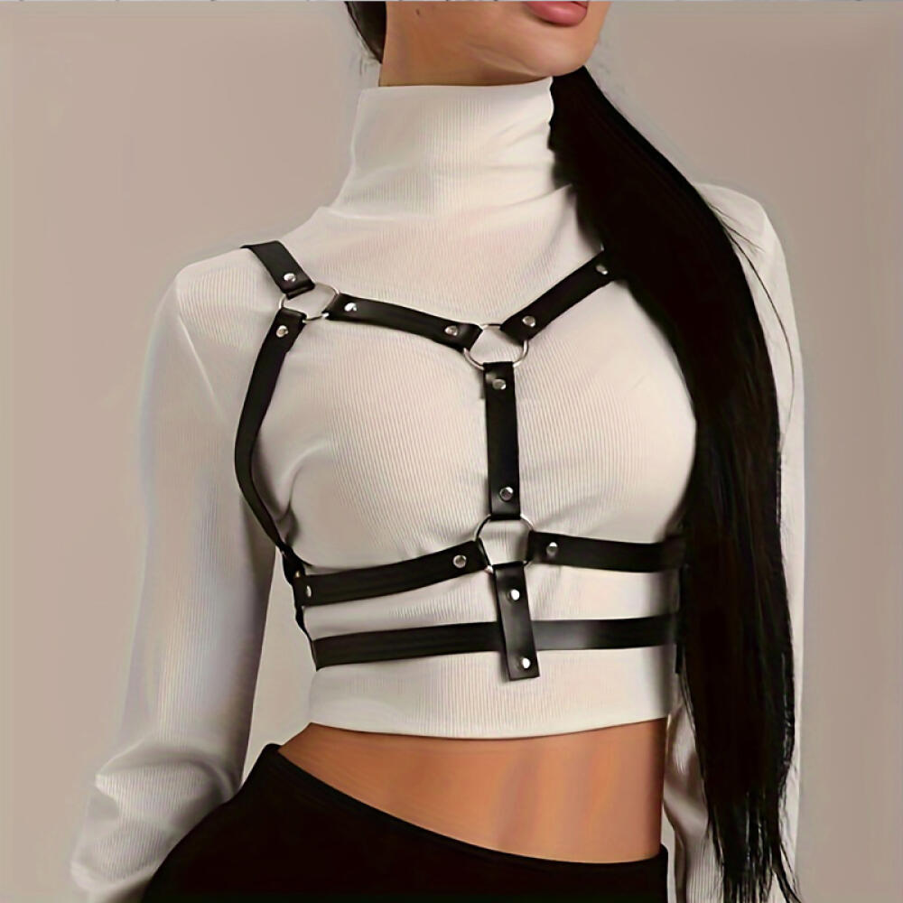 Body Jewelry Hot - Damska podwójna szelka na ramię z