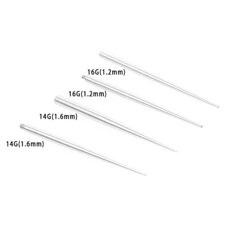 Body Jewelry Tool - Stalowy stożek wbijający pręt do ucha/nosa/pępka/sutki/wargi/nosze