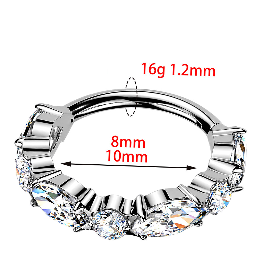 PUTITUP ASTM F136 G23 Tytanowy – Septum Clicker Ring recenzja i cena
