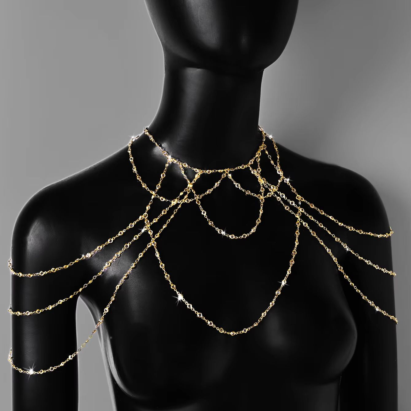 Złoty, posrebrzany, wielowarst – Body Jewelry For Women recenzja i cena