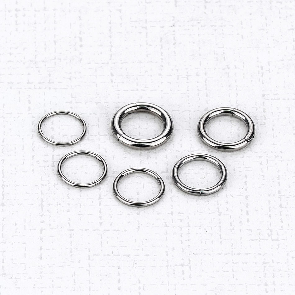 1Pc G23 Titanium Hinged Segmen – Septum Clicker Ring recenzja i cena
