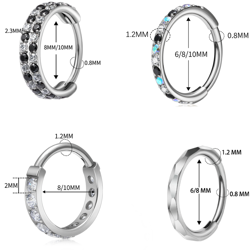 Kolczyk segmentowy z tytanu G2 – Septum Clicker Ring recenzja i cena