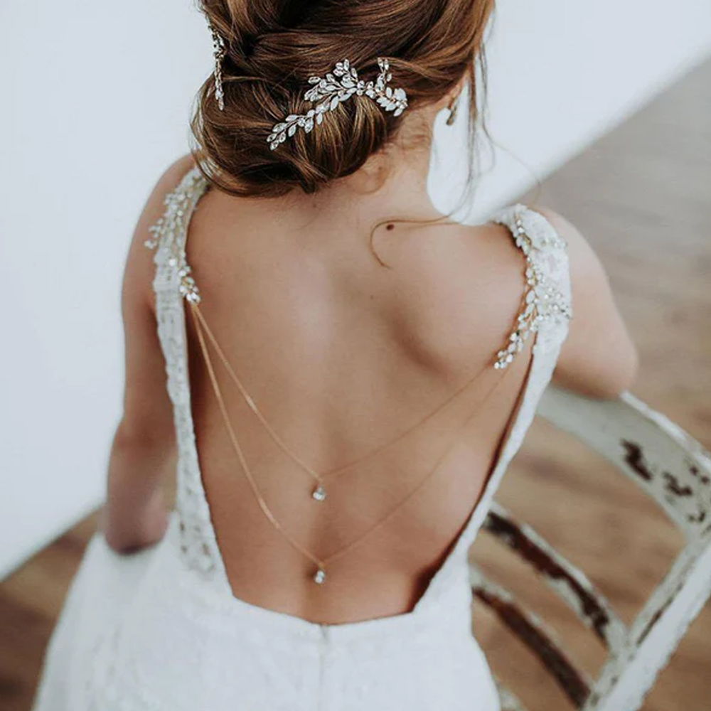 Naszyjnik z cyrkonią wisiorek  – Body Jewelry Dress recenzja i cena
