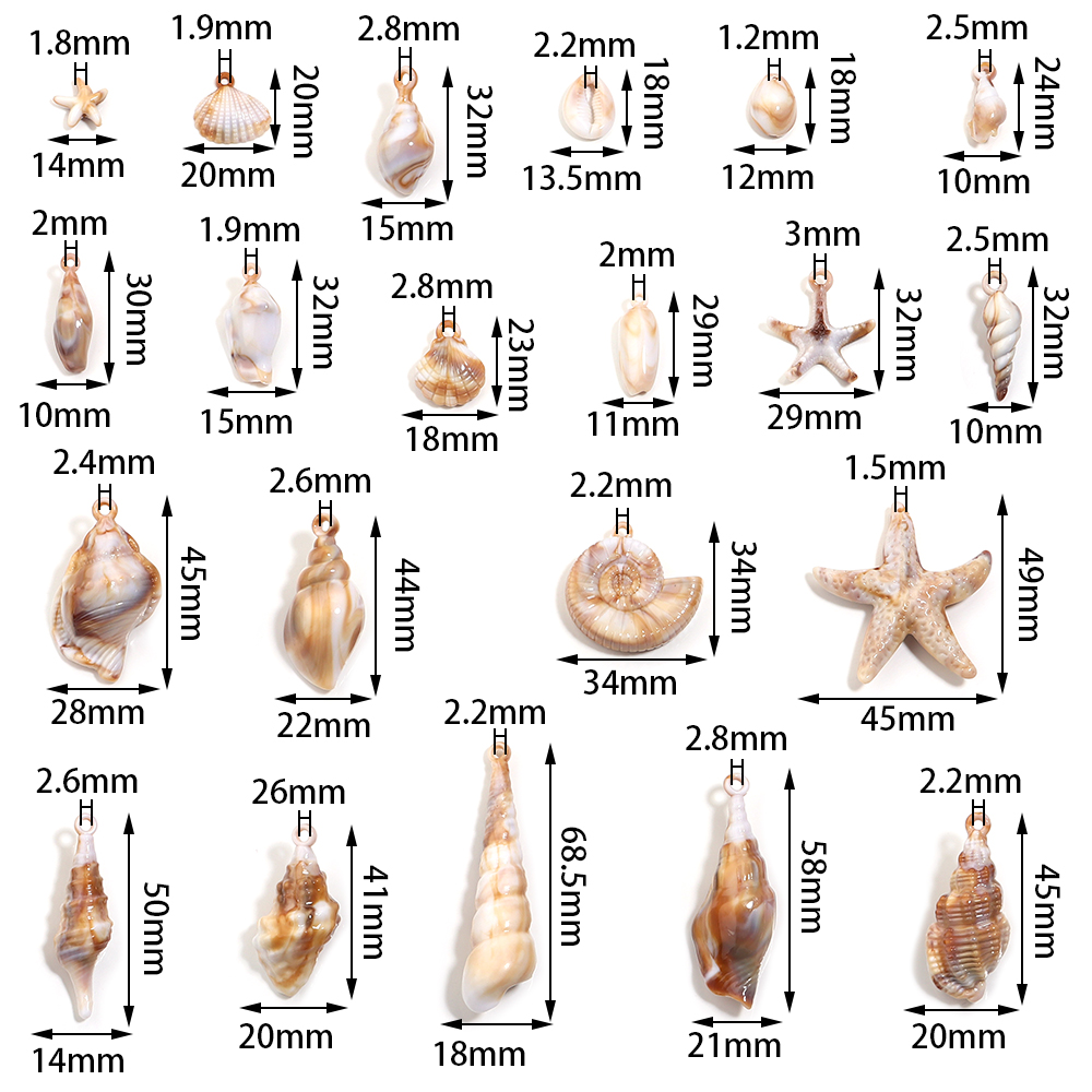 10-100 szt. Naturalne akrylowe – Body Jewelry Beach recenzja i cena