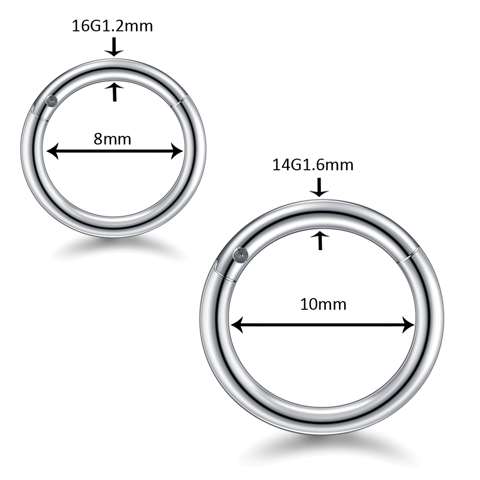 10 sztuk zawiasowy segmentowy  – Septum Clicker Ring recenzja i cena