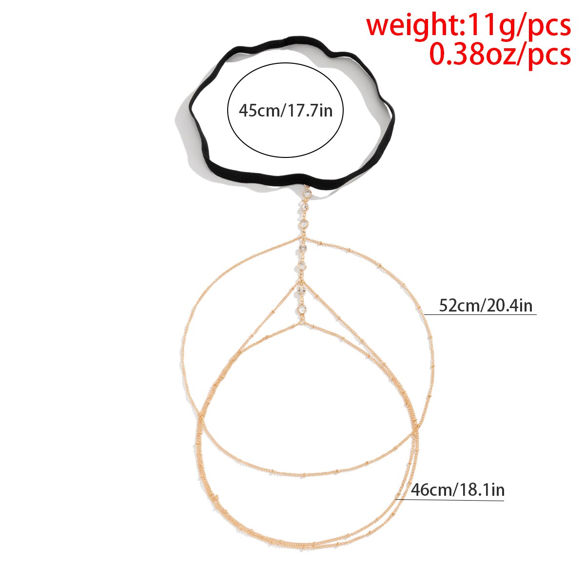Boho elastyczna opaska kryszta – Body Jewelry In Bulk recenzja i cena
