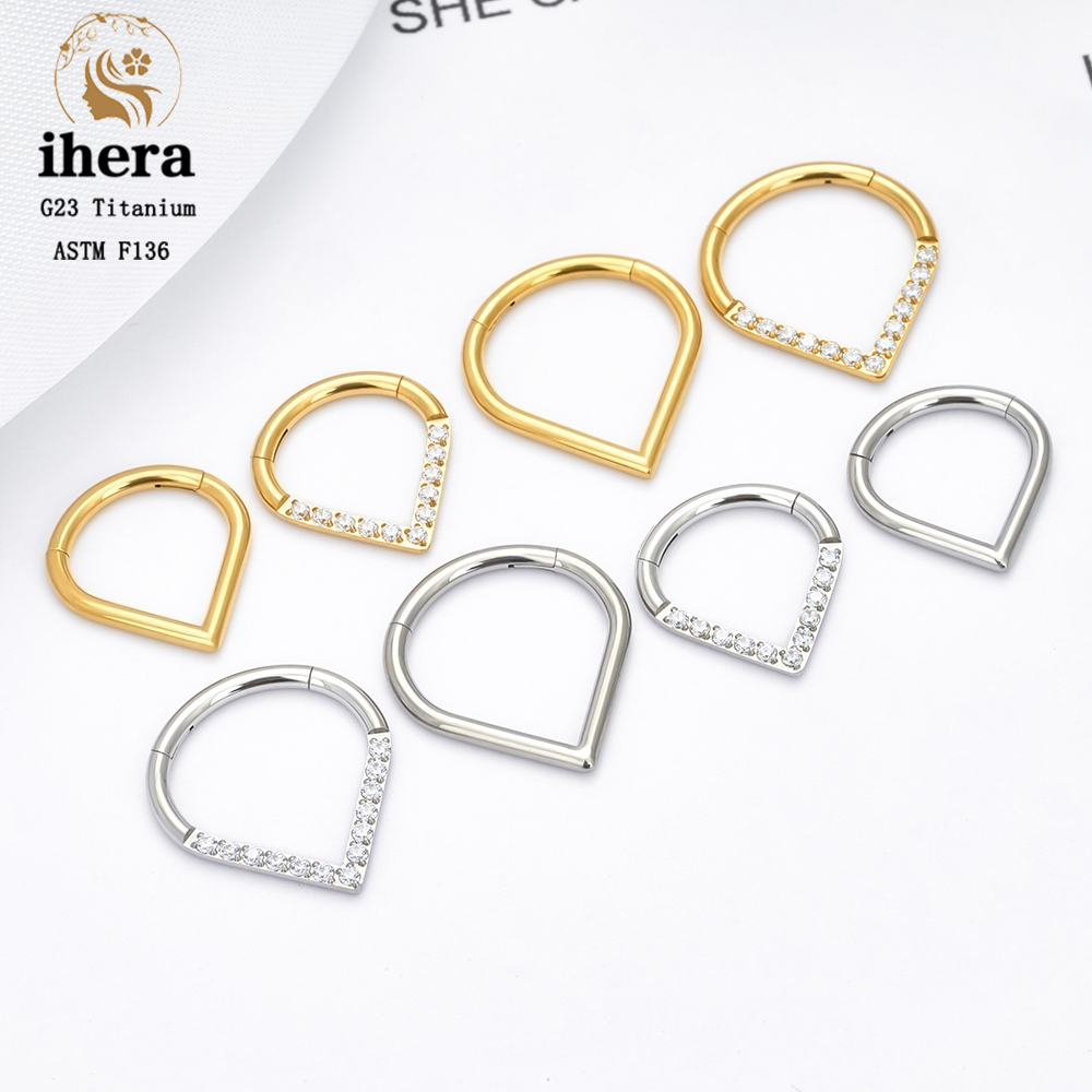 G23 Titanium F136 Water Drop N – Septum Clicker Ring recenzja i cena