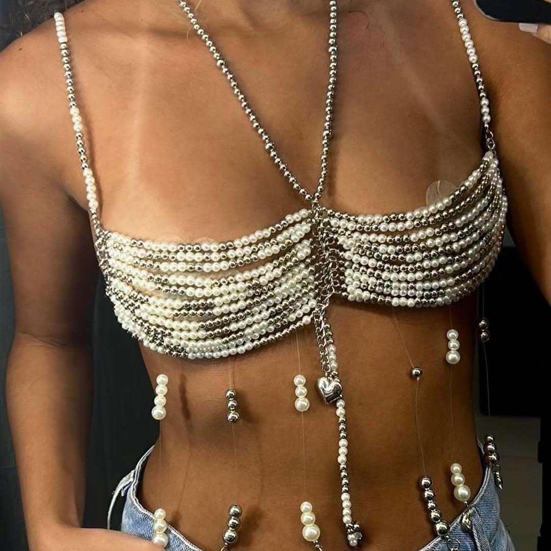 2025 Luksusowy design Kamizelk – Body Jewelry Vest recenzja i cena