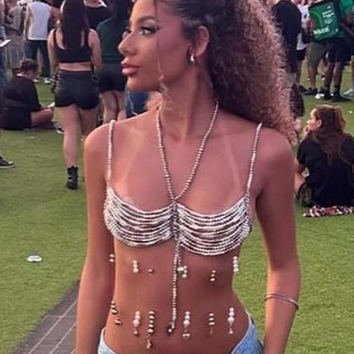 2025 Luksusowy design Kamizelk – Body Jewelry Vest recenzja i cena