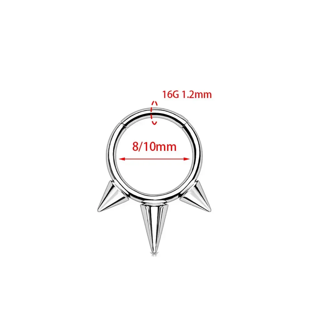 G23 tytanowy piercing nosa ano – Septum Clicker Ring recenzja i cena