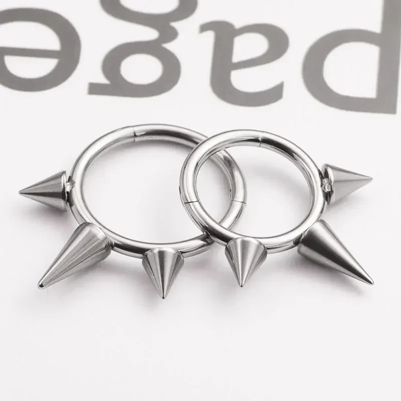 G23 tytanowy piercing nosa ano – Septum Clicker Ring recenzja i cena