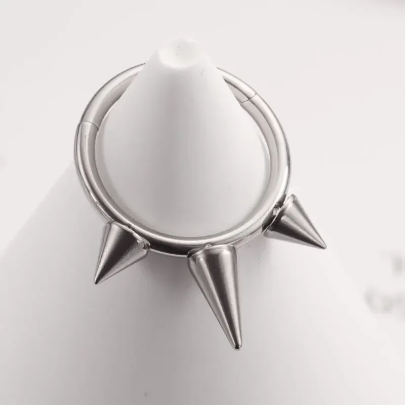 G23 tytanowy piercing nosa ano – Septum Clicker Ring recenzja i cena