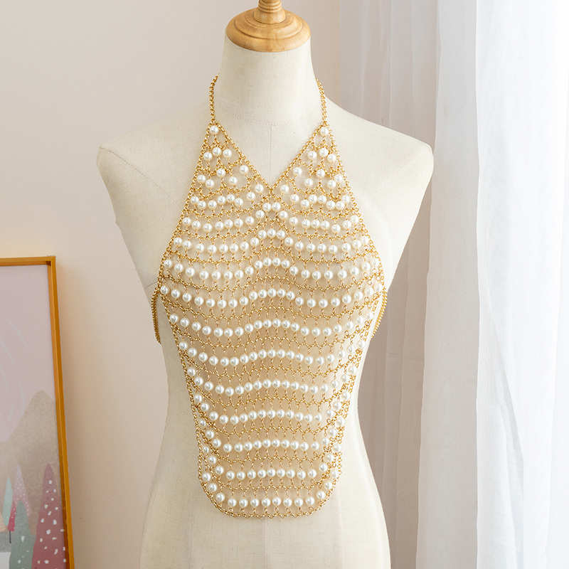 Hazem Łańcuszki na Ciało Biust – Body Jewelry For Backless Dress recenzja i cena