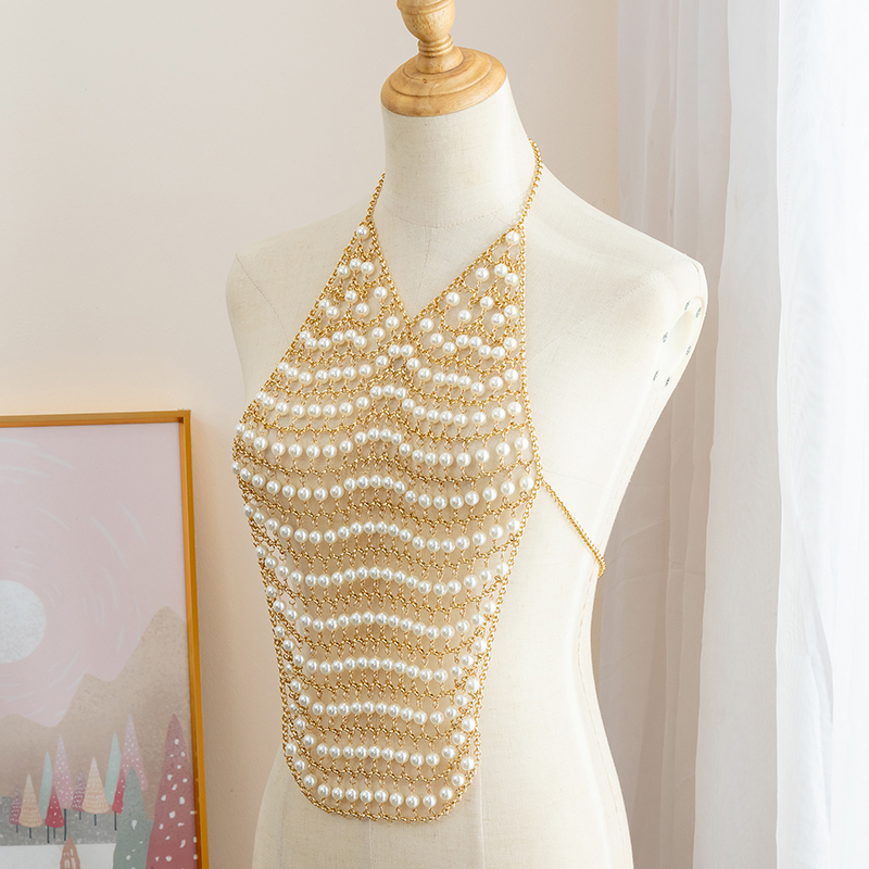 Hazem Łańcuszki na Ciało Biust – Body Jewelry For Backless Dress recenzja i cena