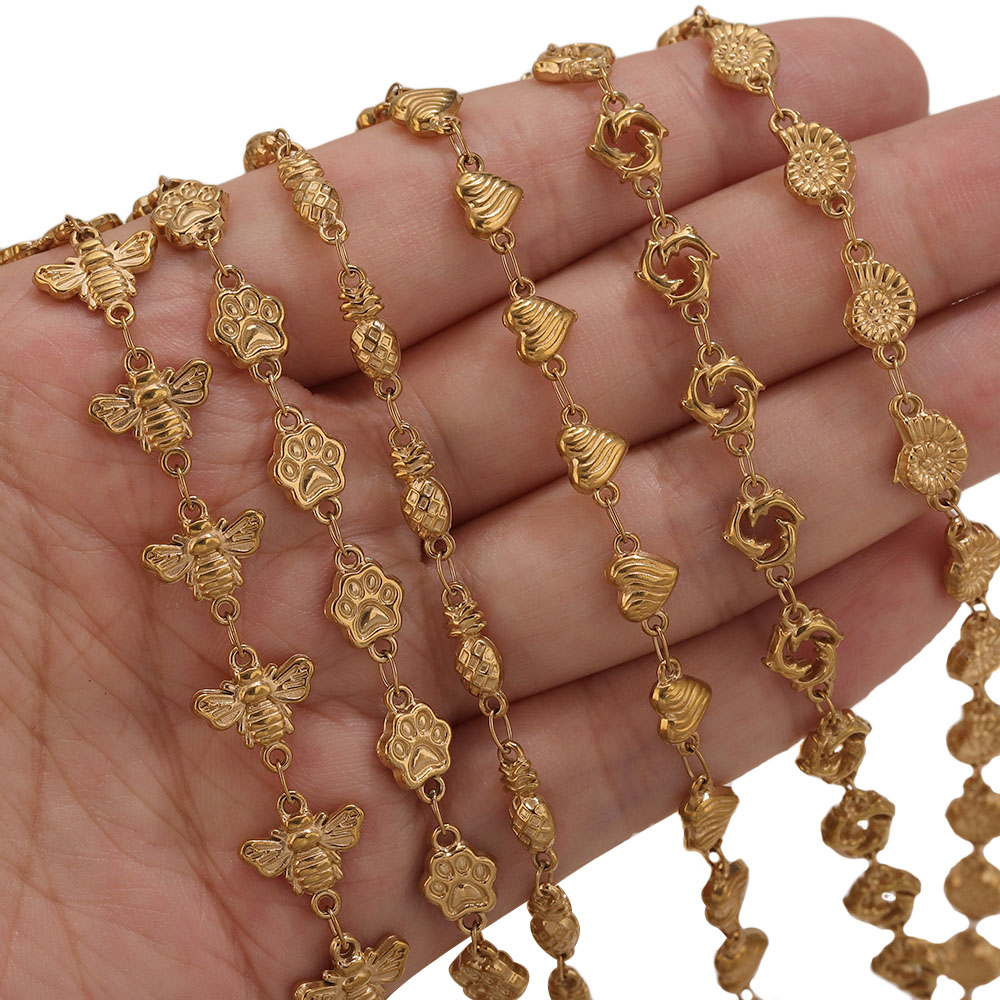 1M Złote Łańcuszki ze Stali Ni – Body Jewelry In Bulk recenzja i cena
