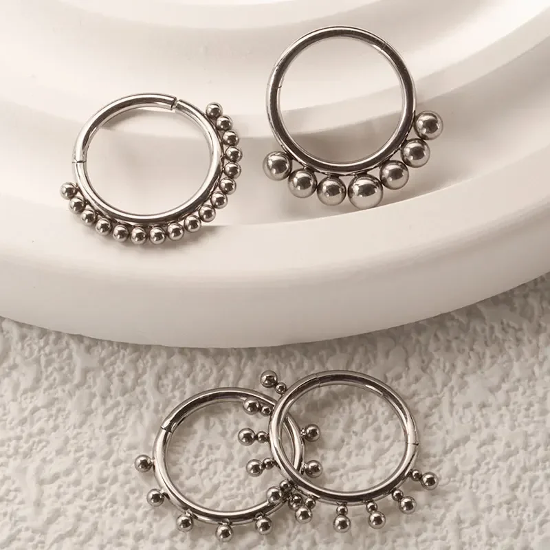 ASTM F136 tytan antyalergiczny – Septum Clicker Ring recenzja i cena