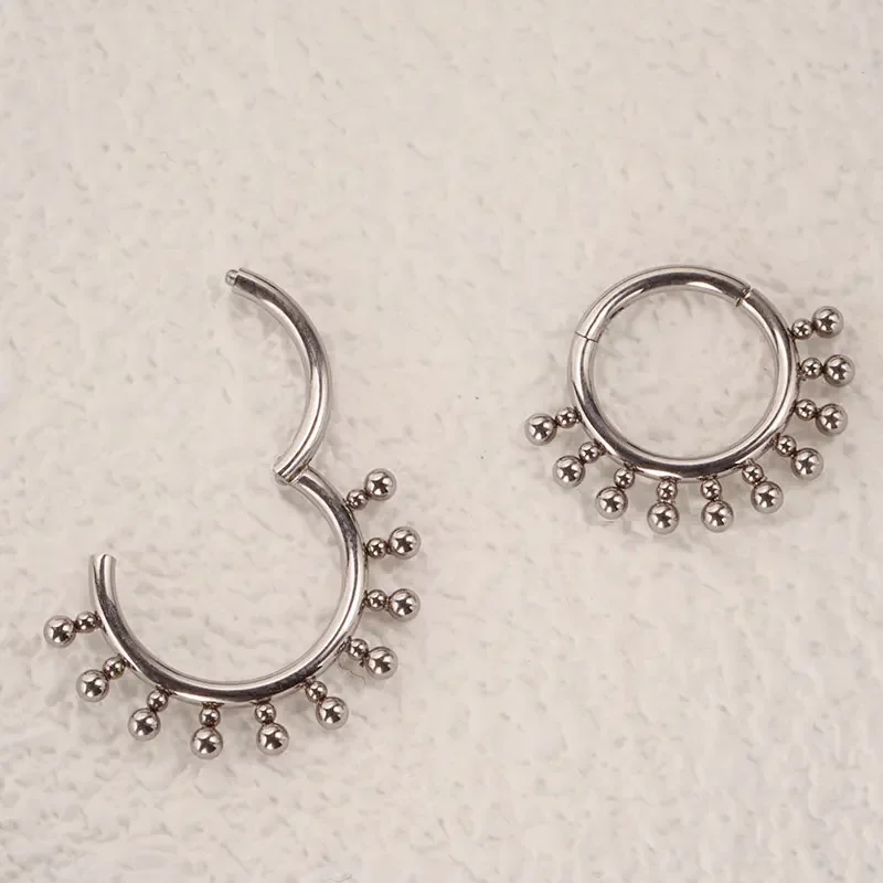 ASTM F136 tytan antyalergiczny – Septum Clicker Ring recenzja i cena
