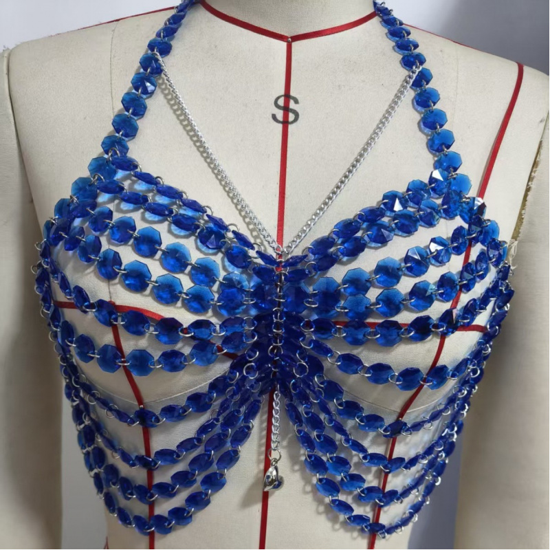 Damski łańcuszek na ciało, na  – Body Jewelry Vest recenzja i cena