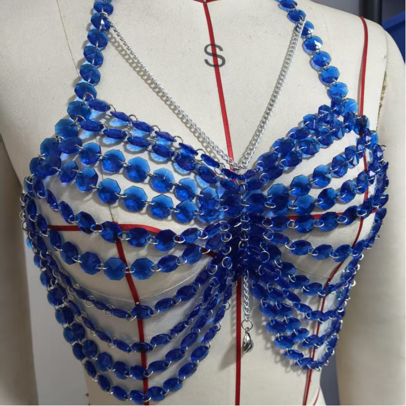 Damski łańcuszek na ciało, na  – Body Jewelry Vest recenzja i cena