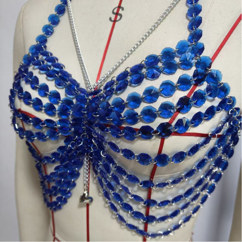 Damski łańcuszek na ciało, na  – Body Jewelry Vest recenzja i cena