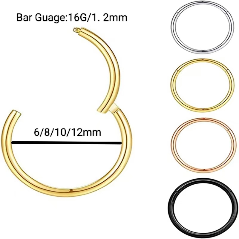 10 SZTUK Zestaw Pierścieni Cli – Septum Clicker Ring recenzja i cena