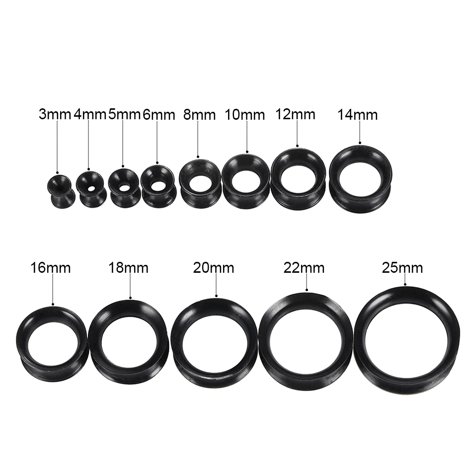 30 sztuk/partia silikonowe ela – Body Jewelry Gauges recenzja i cena