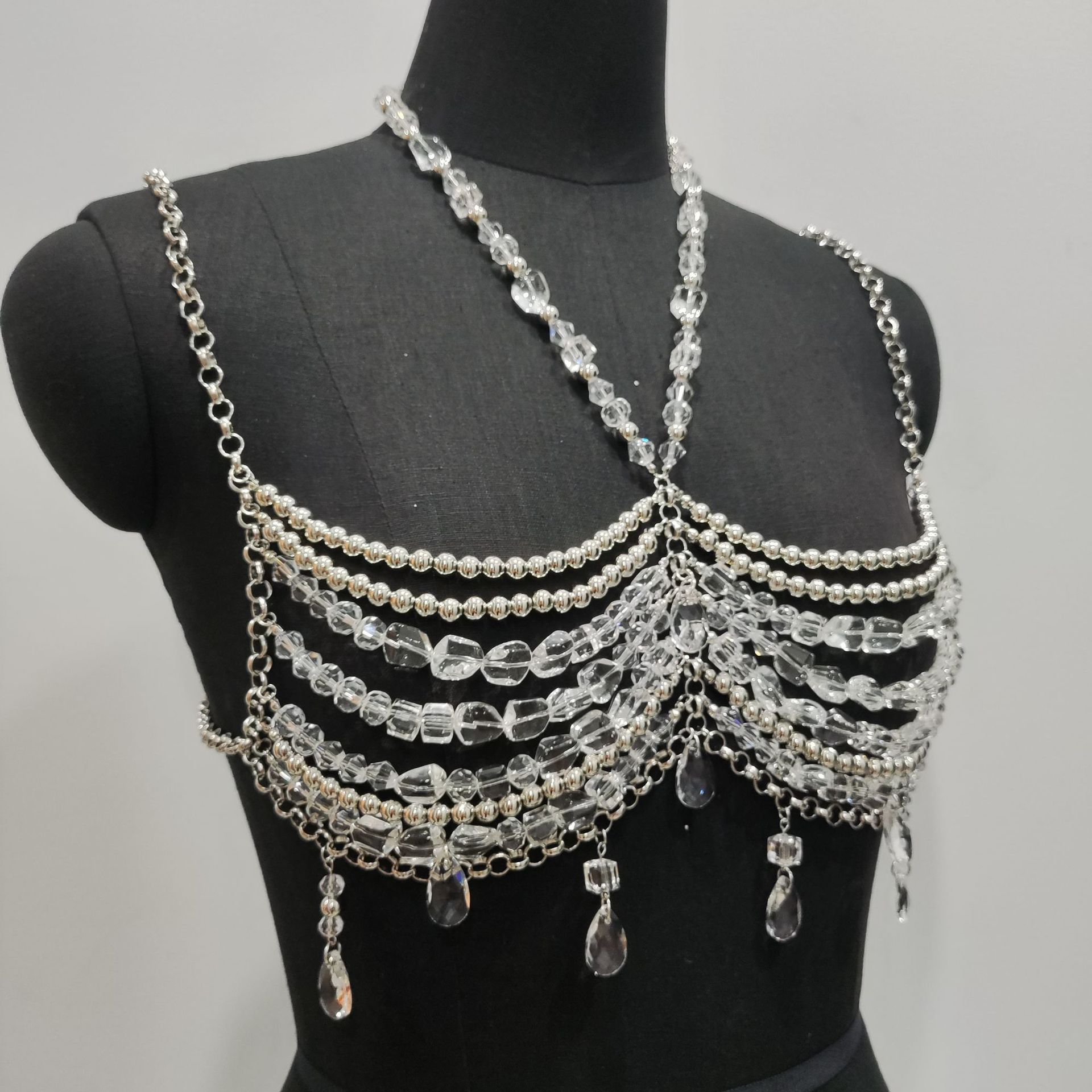 2025 ręcznie robione stroje na – Body Jewelry Vest recenzja i cena