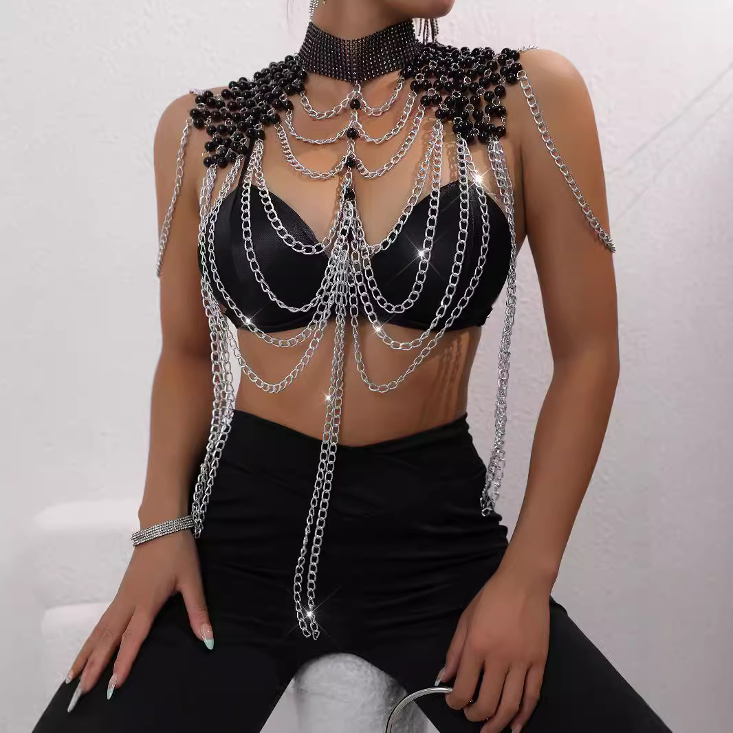 Damski Bikini Perła Kamizelka  – Body Jewelry Vest recenzja i cena