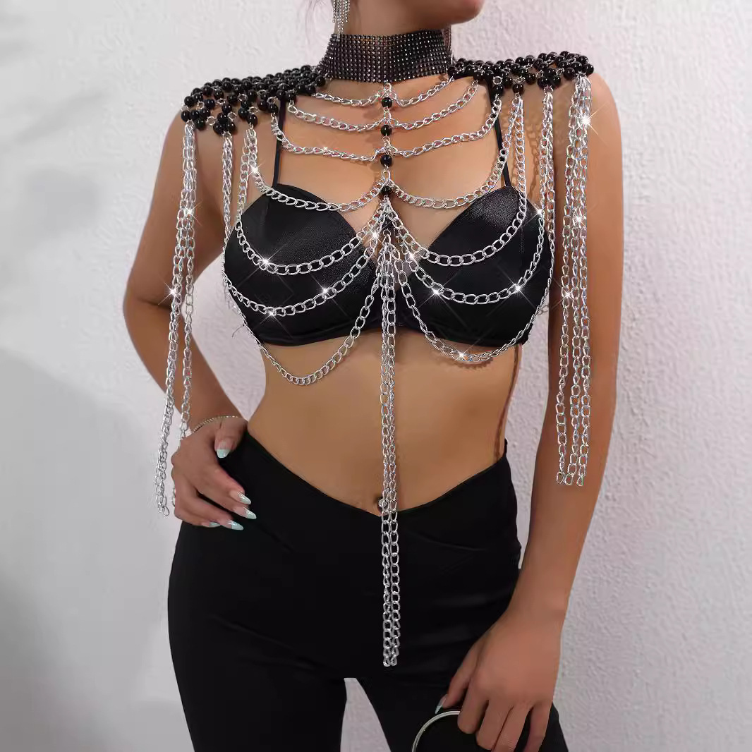 Damski Bikini Perła Kamizelka  – Body Jewelry Vest recenzja i cena