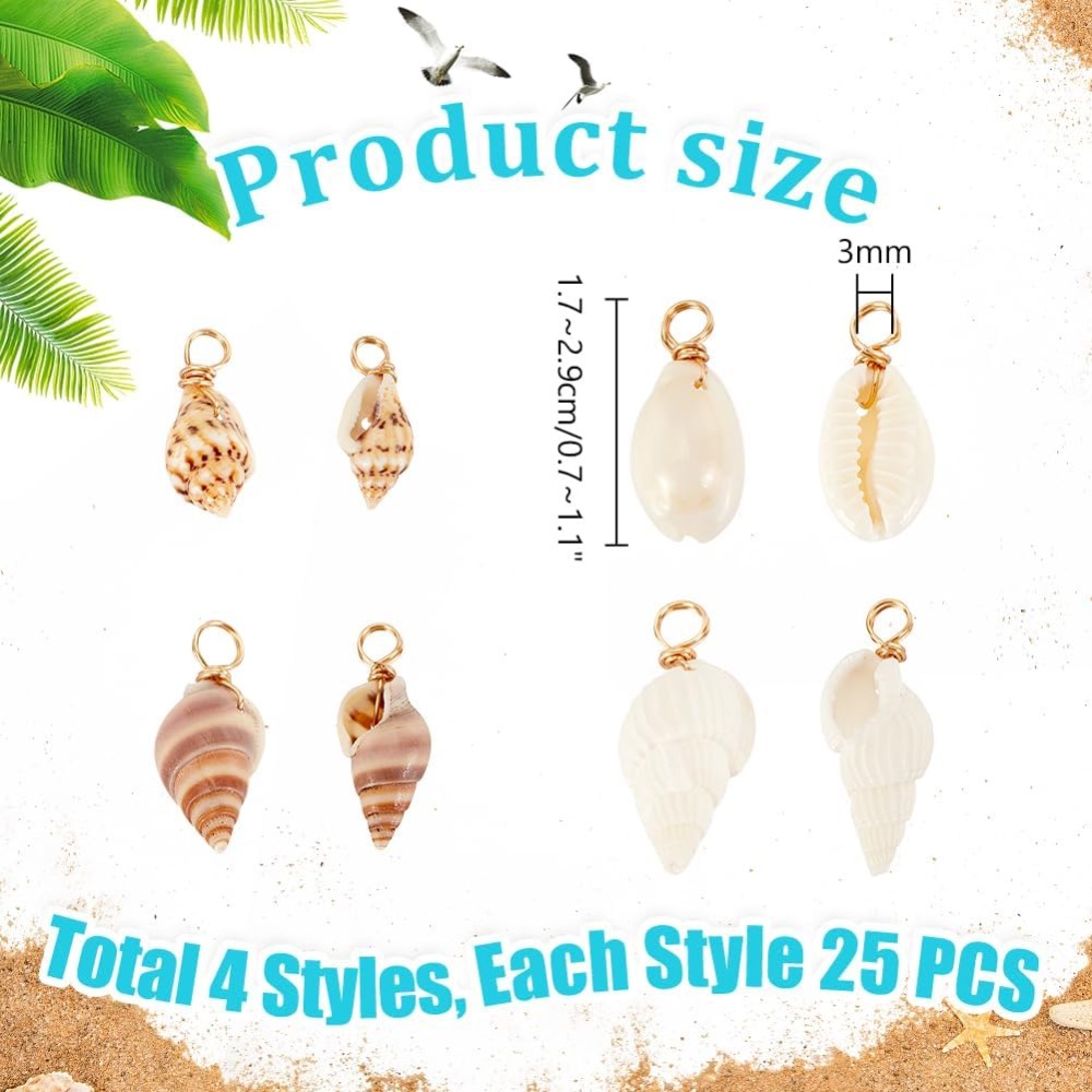 100 sztuk 4 style naturalne mu – Body Jewelry Beach recenzja i cena