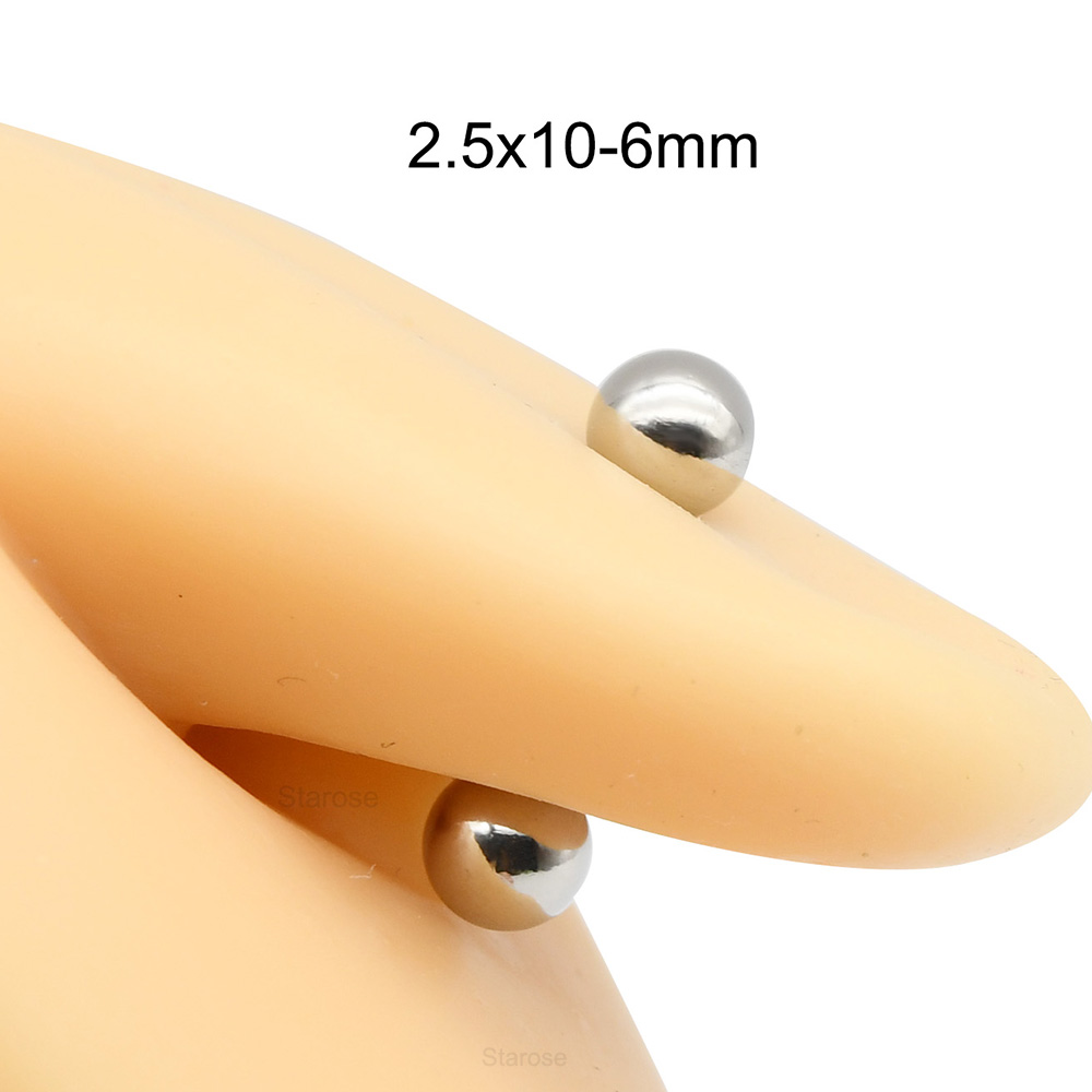 1Pc 12G-00G prosta sztanga ze  – Body Jewelry Gauges recenzja i cena