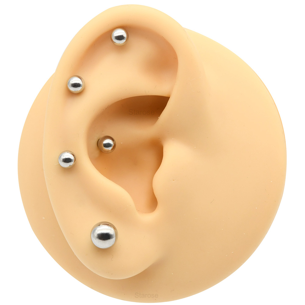 1Pc 12G-00G prosta sztanga ze  – Body Jewelry Gauges recenzja i cena