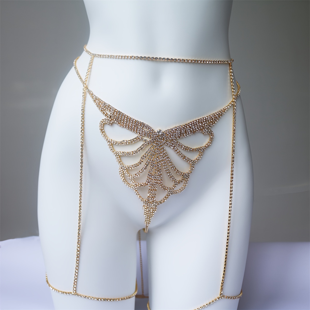 Wielowarstwowe z kryształami g – Body Jewelry Rhinestone recenzja i cena