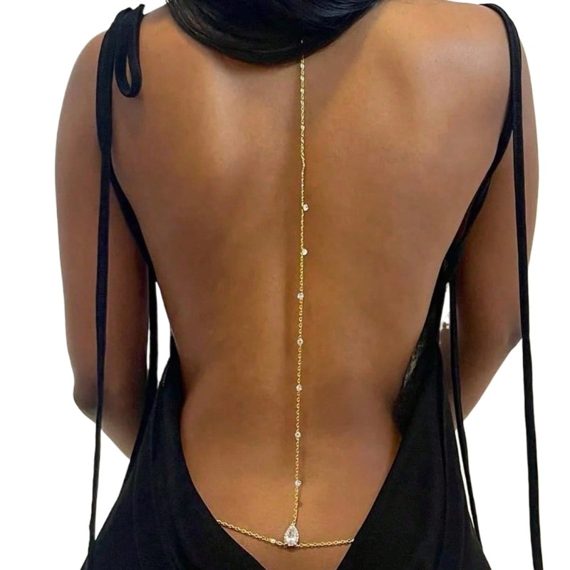 Panna młoda Backless Rhineston – Body Jewelry Dress recenzja i cena