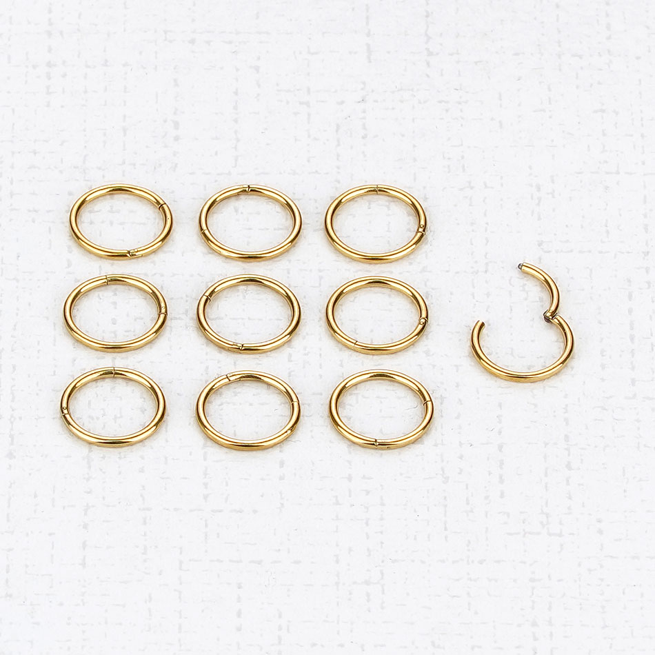 1PC G23 Tytanowy pierścień seg – Septum Clicker Ring recenzja i cena