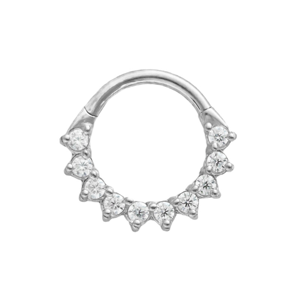 Trapez CZ przegroda 100% stal  – Septum Clicker Ring recenzja i cena