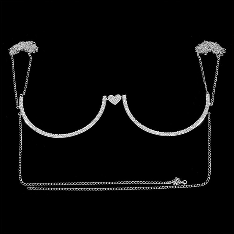 Serce z cyrkoni wspornik na kl – Body Jewelry Rhinestone recenzja i cena