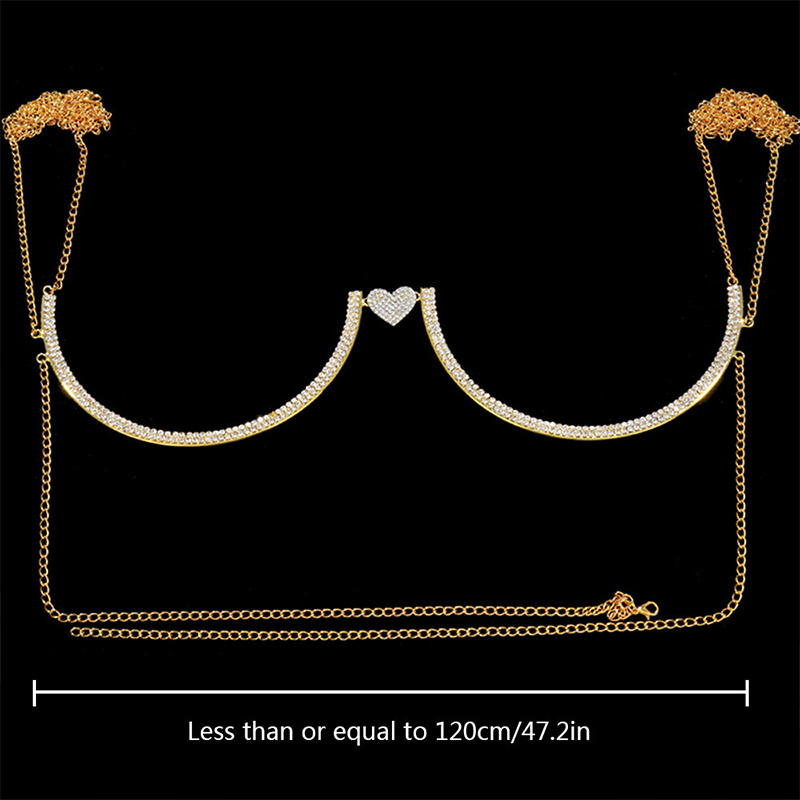 Serce z cyrkoni wspornik na kl – Body Jewelry Rhinestone recenzja i cena