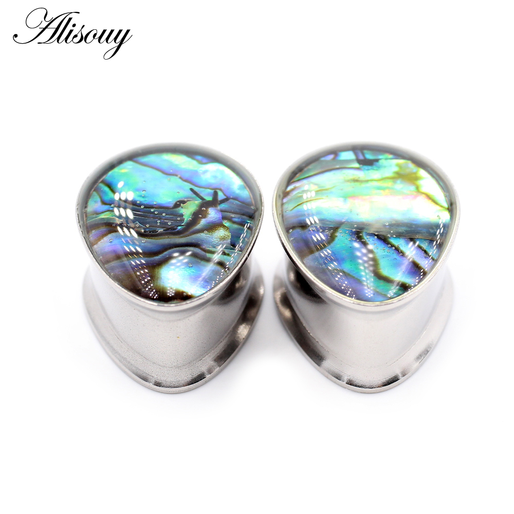 Alisouy 1pc 8-25mm stal nierdz – Body Jewelry Gauges recenzja i cena